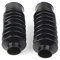 NinWelly jfqm 2 Stück 41 mm Motorrad Gabel Stiefel Gators Abdeckungen Gummi passend for Harley Davidson Softail FXST Dyna FXDWG FXWG