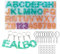 WYAHYQ Alphabet Epoxidharz Formen Silikon Buchstaben Silikonform Mit Loch Epoxidharz Set Anfänger Schlüsselanhänger