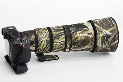 ROLANPRO wasserdichte Linse, Camouflage-Mantel für Nikon Z 600 mm F6.3 VR S, Regenschutz, Objektiv-Schutzhülle, Waffenetui, Kleidung (#9 Grass wasserdicht) (#9 Grass Waterproof)