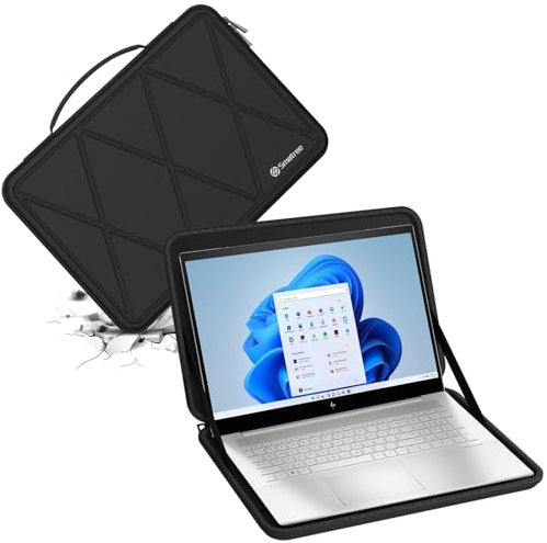 Smatree Custodia protettiva rigida in EVA compatibile con laptop HP ENVY da 17,3 pollici 17t/17, HP 470 G9 Notebook PC, HP Laptop 17/17t-cn300, HP Laptop 17z-cp200, per HP OMEN Laptop 17 Notebook Bag