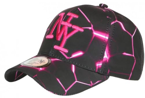 Hip Hop Honour Badyx NY Baseball da 7 a 12 anni - Taglia unica - Colore: Rosa - Ragazzo, Rosa, taglia unica