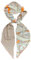 GIMIRO Satin Seidenschal 148 x 13,5 cm Krawatte Double Layer Bund für Blazer, Mantel, Kleid (59# Khaki Clock)
