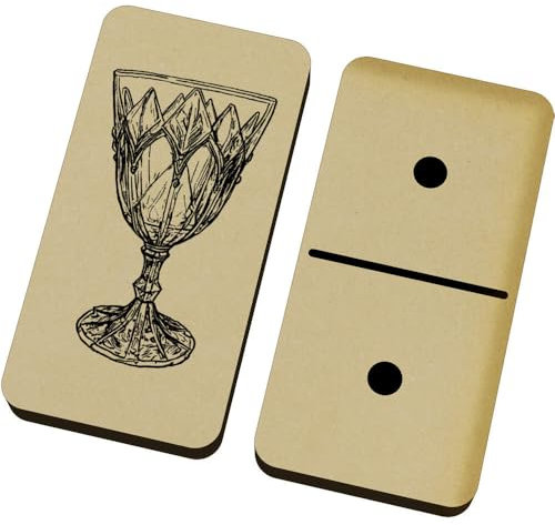 Azeeda 'Crystal Goblet' Domino Set & Box (DM00043734)