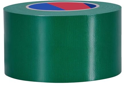 Duccinp Panzertape extra stark, 50 m x 75 mm, Wasserdichtes Reparaturband für Reparaturen, Heimwerker, Handwerk, Innen- und Außenbereich, Duct Tape (Grün)