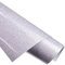 Glitter Heat Transfer Vinyl, 12 x 5ft Glitter HTV Vinyl Roll, Glitter Iron on Vinyl for Cameo and Heat Press (Glitter Silver, 12 x5ft)
