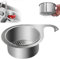 Siebkorb Spüle Edelstahl Schwanenform, Siebkorb aus Edelstahl in Schwanenform Multi-functional Drain Basket, Abflusssieb Küchenspüle Swan Sink Strainer Spülbecken Sieb für Obst und Gemüse