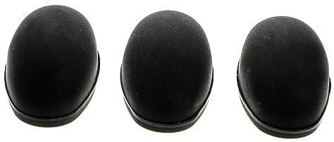 WESIEVYA -protectores De Teclas De Saxofón Duraderos 3 Piezas Almohadillas De Botones De Palma De Saxofón Negras Para Un Tono Mejorado