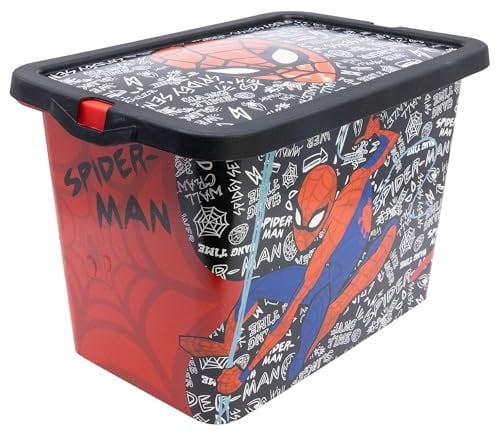 Stor Spiderman Aufbewahrungsbox mit Klickverschluss, 7 Liter