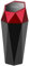 Ohulelks 1 Pièce Poubelle de Voiture Poubelle de Voiture Automatique avec Couvercle Portable pour Voiture, Maison, Bureau Rouge
