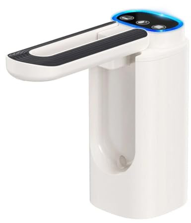 NHQZ Distributeur d'eau à pompe, anti-bactérien pliable, eau rationnée, chargement USB, convient pour la cuisine, la maison, le bureau et le camping, convient à plusieurs sacs.