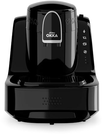 Arzum Okka Elite Türkische Kaffeemaschine Mit 710W Leistung, Abnehmbarem Wassertank, Ghost Touch Panel Und Langsam-Brüh-Funktion Für 2 Tassen