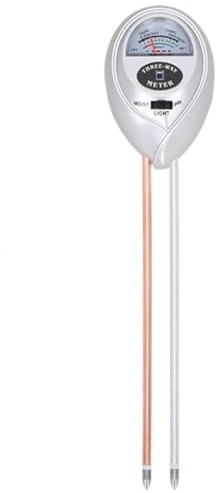 Esschert Design 3in1Messgerät für Feuchtigkeit, pH-Wert & Licht