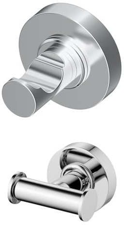 Ideal Standard Set A9115AA IOM Handtuchhaken + A9116AA IOM Doppel-Handtuchhaken, Chrom