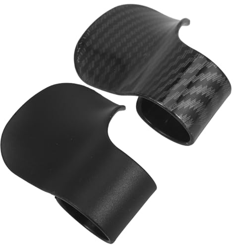 POPETPOP Motorrad Tempomat Gasgriff mit Handstütze Lenker Gasgriffsperre aus Kunststoff Ergonomisch Allgemein für Cruiser Scooter 2 Stück Schwarz