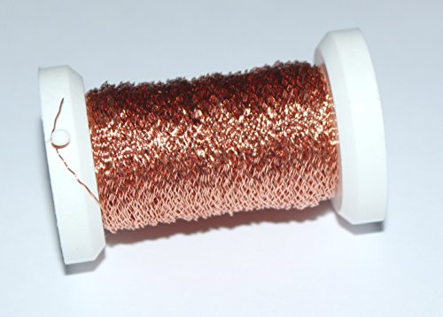 Effektdraht • 0.25mm / 50 Meter • in 6 Farben (kupferfarbig)