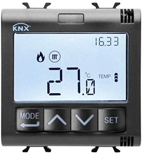 Gewiss Chorus – Termostato Temperatura Knx incasso nero
