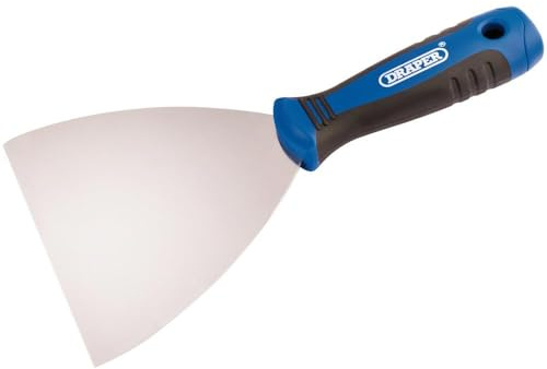 Draper 82666 Soft Grip Filling Knife, 125 mm Blade Width,Blue