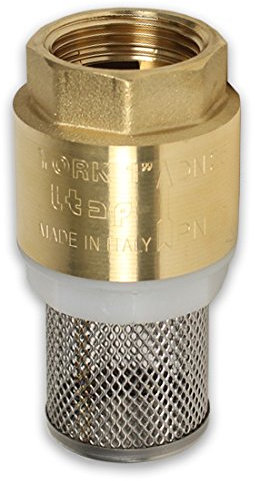 Fußventil Rückschlagventil Messing 3/4'' IG
