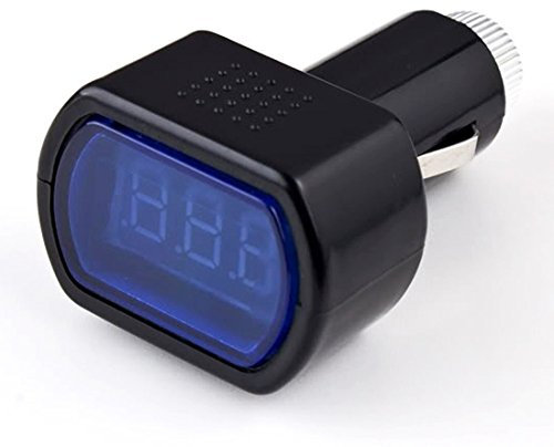 LED Digital Car Volt Voltage Meter Battery Vehicle Car 12v 24v Battery Voltage Meter Monitor Tester Checker