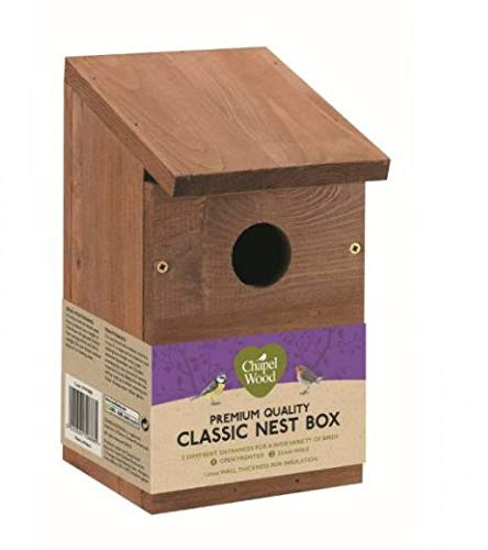 Chapelwood Classic FSC Wooden Bird Nest Box Birdhouse