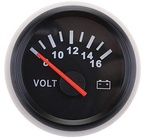 Gazechimp Voltmètre de Voiture 52mm / 2 '' de Batterie Marine de Bateau Marin de 9-32V - N3, 52mm 2 inch