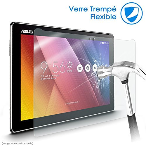 KARYLAX - Protection d'écran en Verre Fléxible, Dureté 9H, Anti-Rayures, Film Protecteur pour Tablette Asus ZenPad 10 Z301M (P028) 10,1 pouces