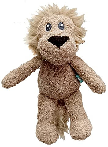 Rosewood Tufflove Hundespielzeug Löwe, klein, robust, für kleine bis mittelgroße Hunde, Braun