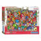Clementoni - 39585 - Christmas Collection Santa - Jolly, unmögliche Puzzle 1000 Teile, Weihnachtspuzzle Puzzle Erwachsene, Geschicklichkeitsspiel für die ganze Familie, Mehrfarbig