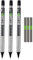 Druckbleistift Set, Stücke Automatische Metall Mechanische Stifte, HB Bleistift Minen Austauschbare Nachfüllungen, Schule und Holzbearbeitung Büro Zubehör(0.3mm,0.5mm,0.7mm), Schwarz
