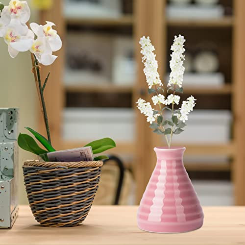PRETYZOOM Weiße Verzierungen Pflanzendekor Künstliche Hyazinthe Gef?lschte Seidenblumen Tischdekoration Mittelstücke für Hochzeitsfeier Tee Party Faux Blumenstrau? Hochzeitstischdekoration