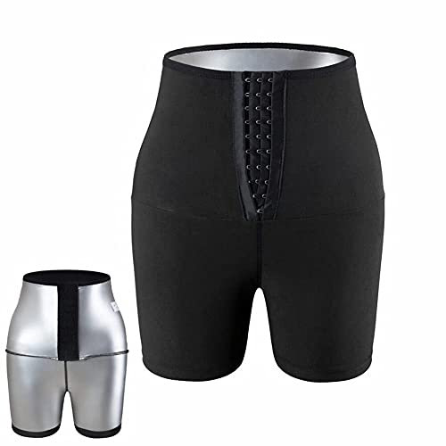 Femmes Sauna Pantalon De Survêtement Transpiration Taille Haute Butt Lift Contrôle Du Ventre Shapewear Entraînement Élastique Perte De Poids Sport Fitness Leggings Sauna Costume