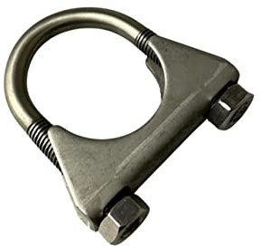 Boltza® Stainless Steel 40mm Universal Saddle Style U Bolt Clamp, Exhaust Heavy Duty Clamps with Nuts x4