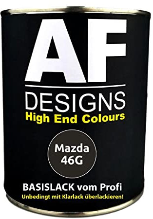 Alex Flittner Designs Peinture Carrosserie de voiture pour Mazda 46G - Gris métallisé - 1 l