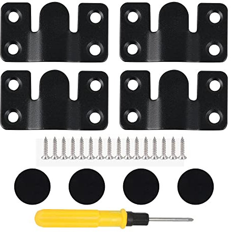 BQLZR Verbindungsstück für Couch-Sofa, 1,6 x 4,1 cm, mit Schraube, 4 Stück