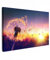 MuchoWow© Wandbilder Groß 120x80 cm XXL Schlafzimmer Home Deko Wohnung Bild Wohnzimmer Fotoleinwand Wand Bilder Leinwand Wall Decor Natur - Löwenzahn - Blumen - Sonnenuntergang - Pusteblume - Nacht