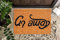 Welcome Doormat Go Away Non Slip Mats Indoor Outdoor Door Mats Entry Way Carpet for Kitchen Bathroom Bedroom Living Rooom Decor 30X18 Inch