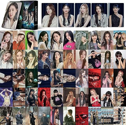 Kpop (G) I-DLE Lomo Karten, 55 Stück (G) I-DLE I DO Nuovo Fotoalbum (G) I-DLE Mini Lomo Postkarten für Fans Geschenk