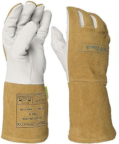 GYS - Verstärkte Handschuhe zum Schweißen aus Leder (Größe 9.5) - 064171