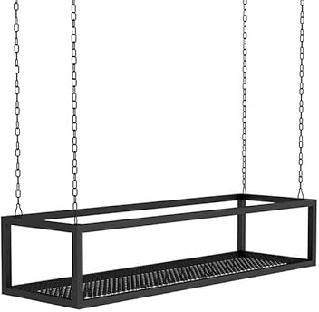 Deckenregal für Aufhängen für Pflanzen, Flaschen, Deckenregale für die Küche, schwebender Blumenständer, Weinflaschenhalter, Hängeregal, Aufbewahrungshalter für Pflanzen, Bücher für die Wand ( Size :