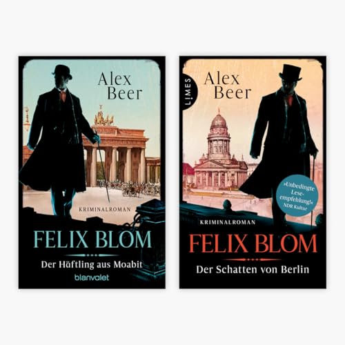 Felix Blom-Krimis Band 1+2 plus 1 exklusives Postkartenset
