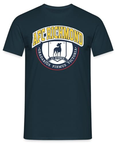 Spreadshirt Ted Lasso AFC Richmond Logo Männer T-Shirt, XL, Navy