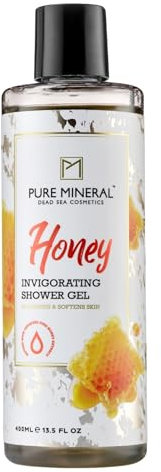 Pure Mineral - Gel Doccia al Miele - Pulizia Delicata, Idratazione e Rigenerazione - Per Tutti i Tipi di Pelle - Senza siliconi, solfati, parabeni - 400ml