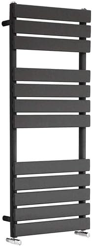 Bathroom Towel Rail Radiator Anthracite Flat Panel Central Heating Ladder RAD (1200x500)