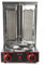 CLEADONG 3000w Edelstahl Gas Doner Kebab Machine Grill Grillmaschine, Gyrosgrill Tischgrill, Bbq Vertikalgrill Maschine, Elektro Döner Kebab Maschine Für Gegrillt Huhn Lamm Schweinefleisch