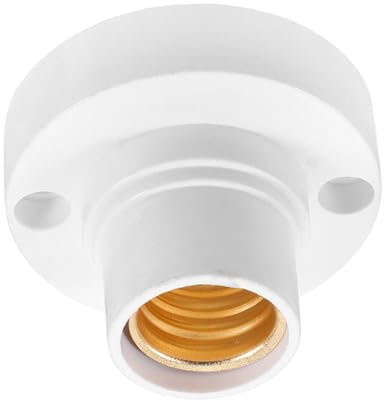 WHAMVOX Portalámparas Vintage de Pared y Techo Soporte Duradero para Bombillas Casquillo de Luz de Diseño Elegante para Salones Comedores y Oficinas