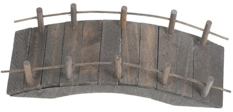 ibasenice Miniature Pont Bois Arc Décoratif pour Jardin Accessoire De Maison Terrarium