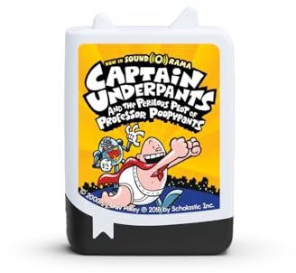 tonies Dav Pilkey - Captain Underpants and the Perilous Plot of Professor Poopypants, Audiobook Pocket Tonie, for use with Toniebox
