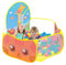 Yolispa Pozzo per palline per bambini, con cestino da basket, Pieghevole Pop Up Tenda Piscina per Bambini Interno e All'aperto per bambini (palline non incluse)
