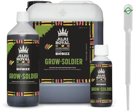Weedness BioBizz Juju Royal Grow 1 Liter - Naturdünger NPK Dünger Grow Flüssig Bio Organischer Tomaten Gurken