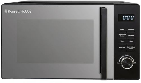 Russell Hobbs, RHFM2364B, Digital Microwave, Flatbed Technology with Grill, Solo, 23L, Black